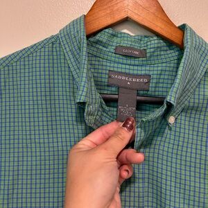 Saddlebred short sleeve button down (L)
